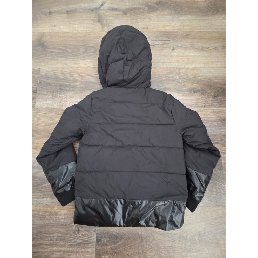J.Crew Reversible Black Puffer Bomber Jacket with PrimaLoft (Size S) - Picture 3 of 7